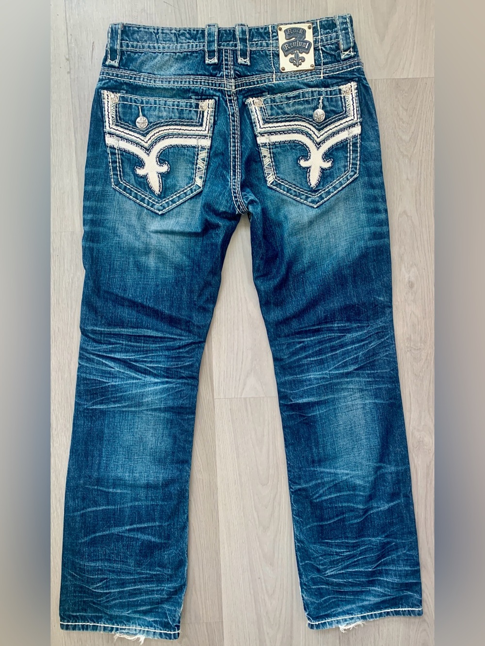 Rock Revival James Boot Cut Blue Men’s Jeans